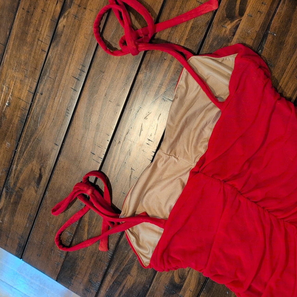 Majorelle Mercedes Dress Ruched Mesh - Picture 9 of 11